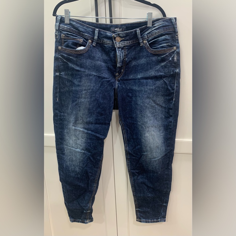 Silver Jeans Suki Skinny Crop Jeans